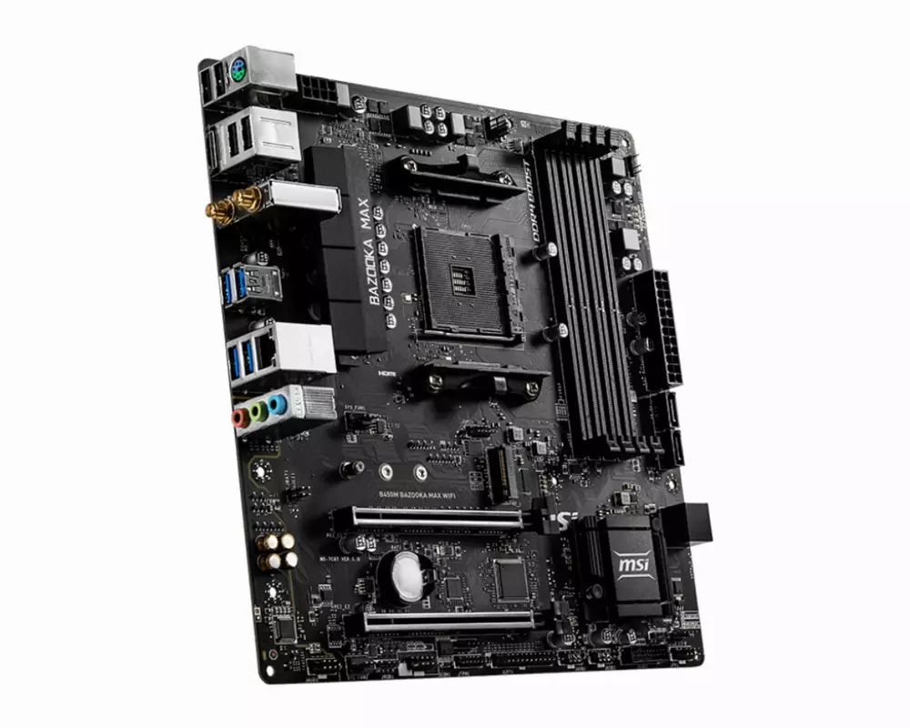 Дънна платка MSI B450M BAZOOKA MAX (WI-FI)