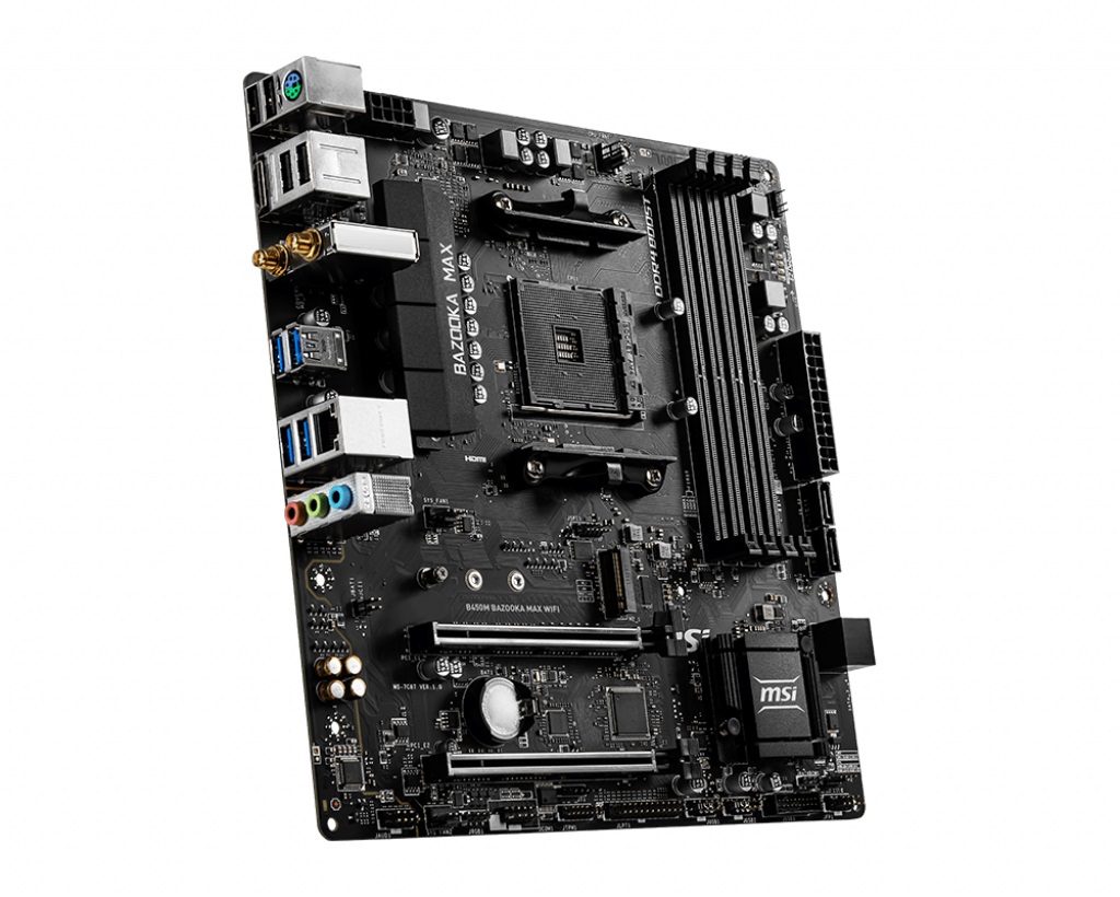 Дънна платка MSI B450M BAZOOKA MAX (WI-FI)