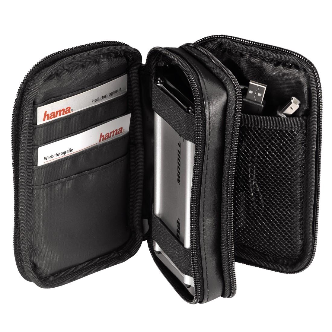 Калъф за твърд диск HAMA Premium 84111, 2.5", Черен