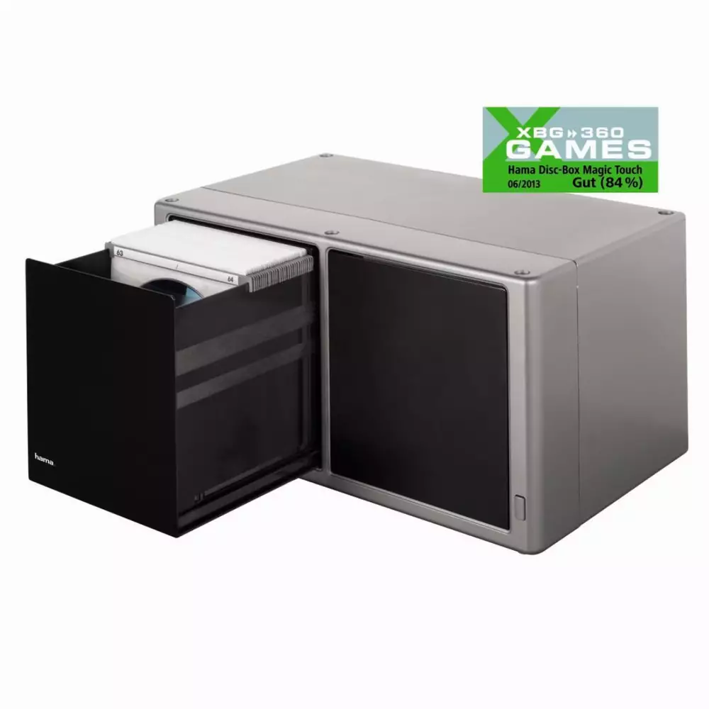 Кутия за CD/DVD с пликове 120 бр. HAMA 48319 Magic Toush, Сив