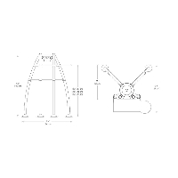 Поставка за компютър Rain Design iGo Desk за Apple iMac 24-27" Standing Model