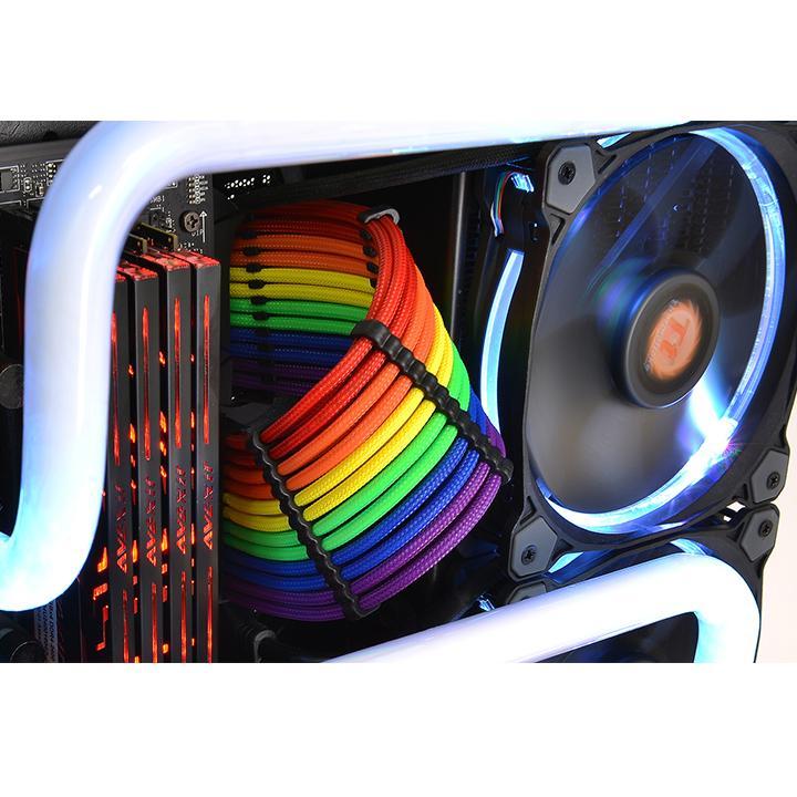 Комплект оплетени кабели Thermaltake TtMod Rainbow