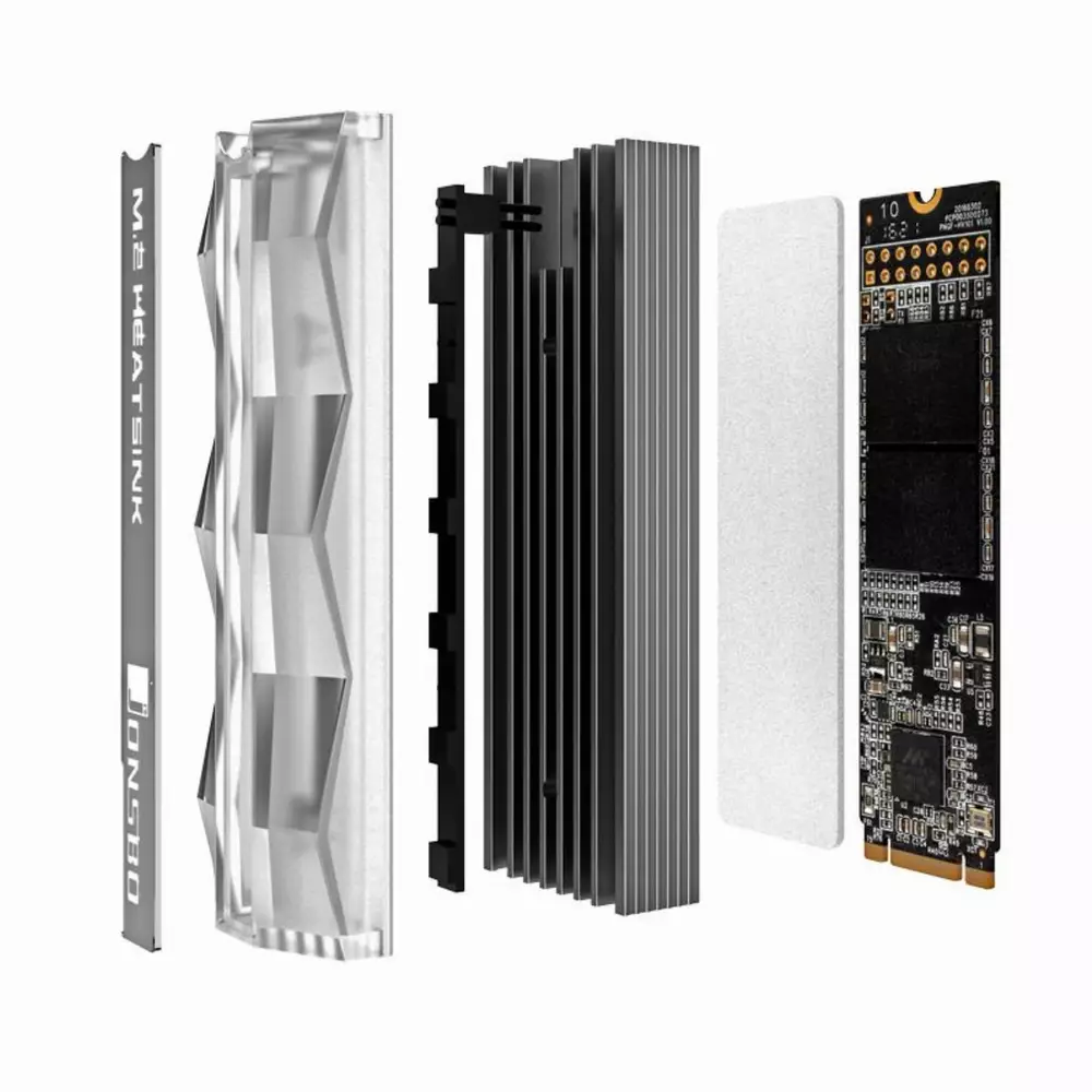 Охладител за SSD Jonsbo M.2 SSD АRGB 