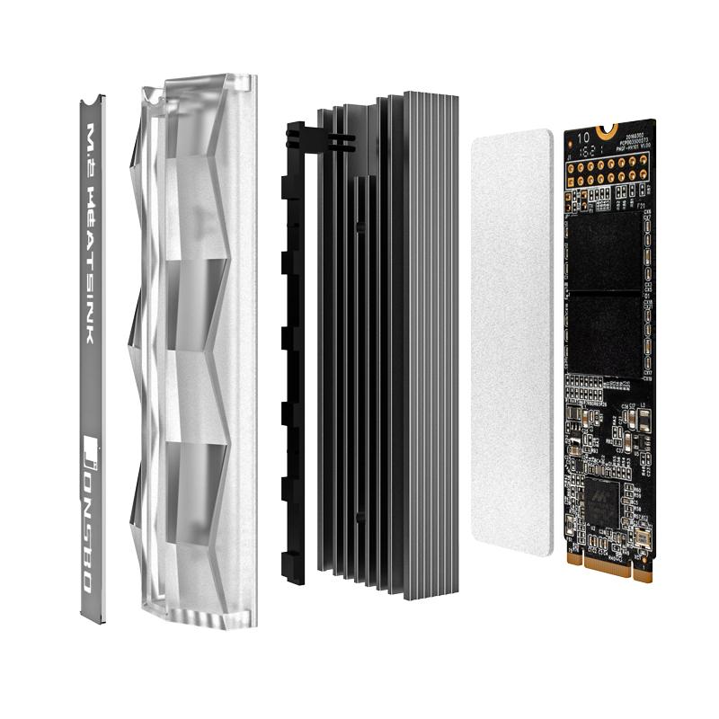 Охладител за SSD Jonsbo M.2 SSD АRGB 