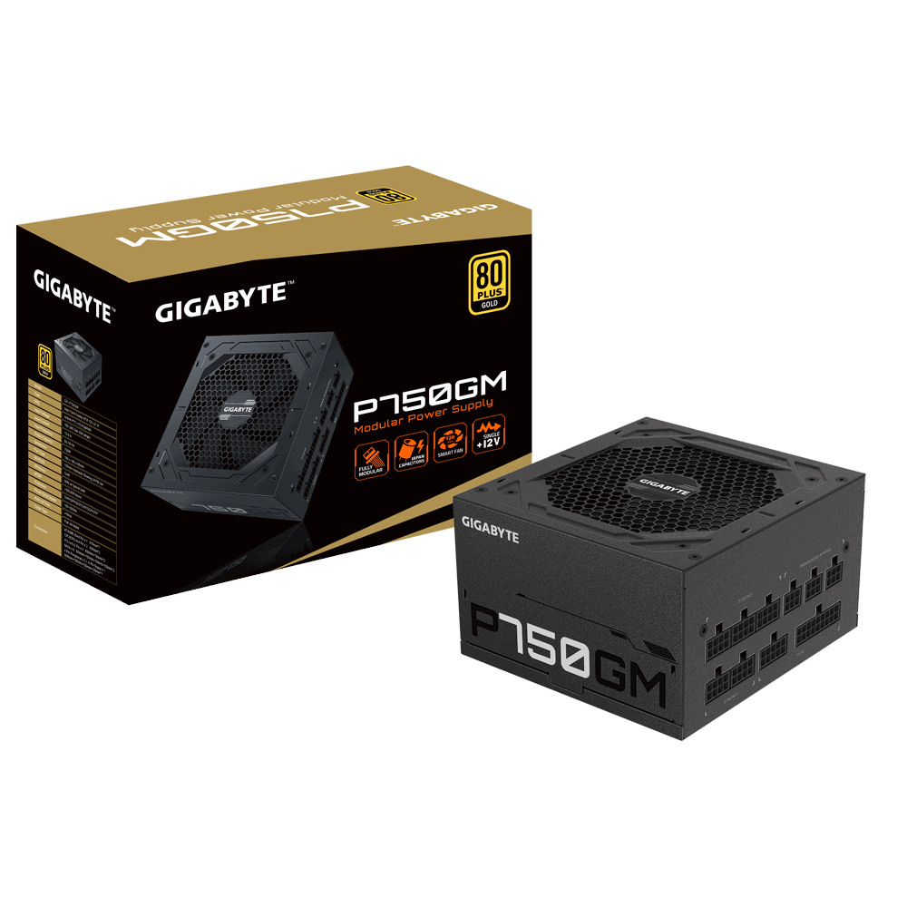 Захранване Gigabyte P750W 750W 80+ GOLD 