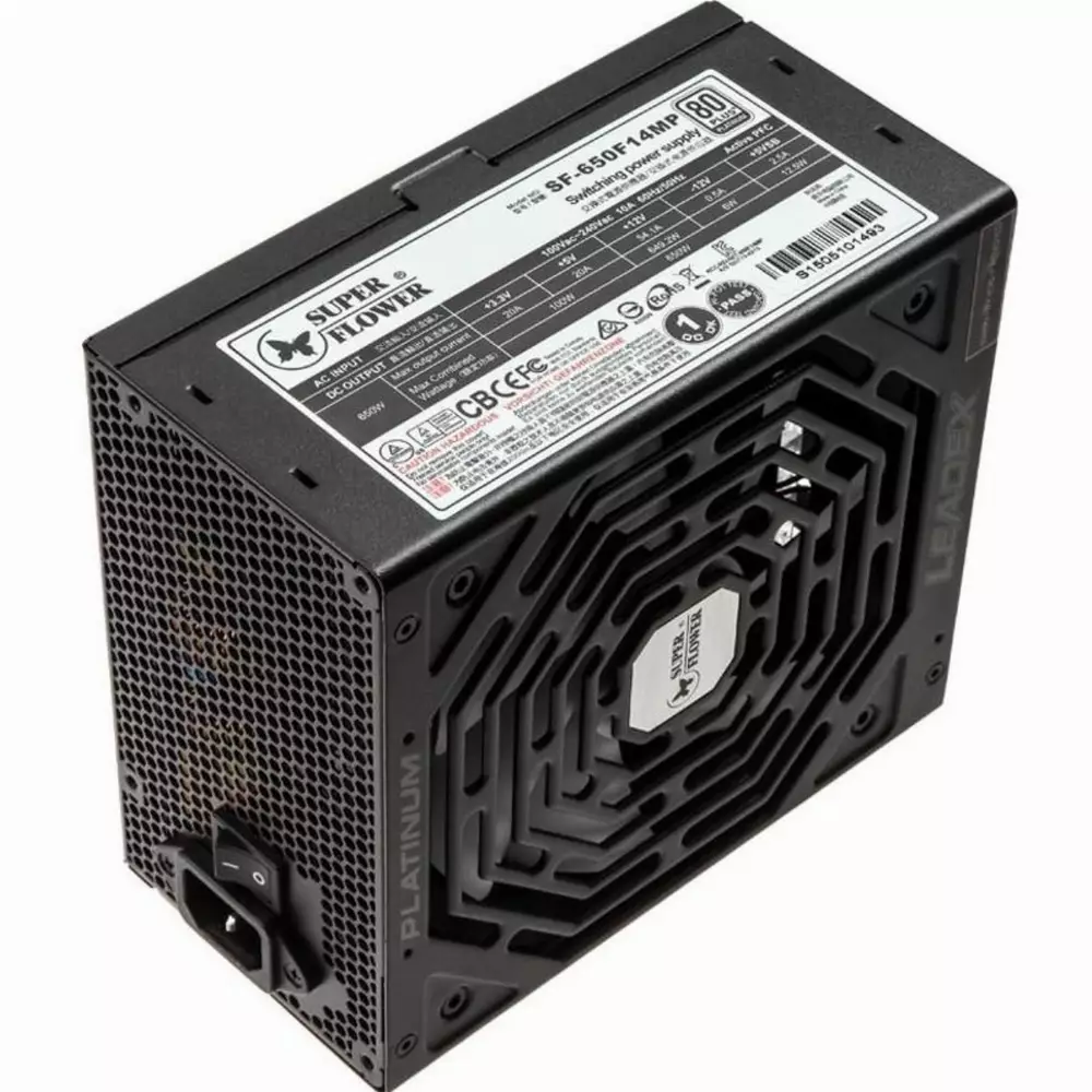 Захраване Super Flower Leadex 650W 80 Plus Platinum