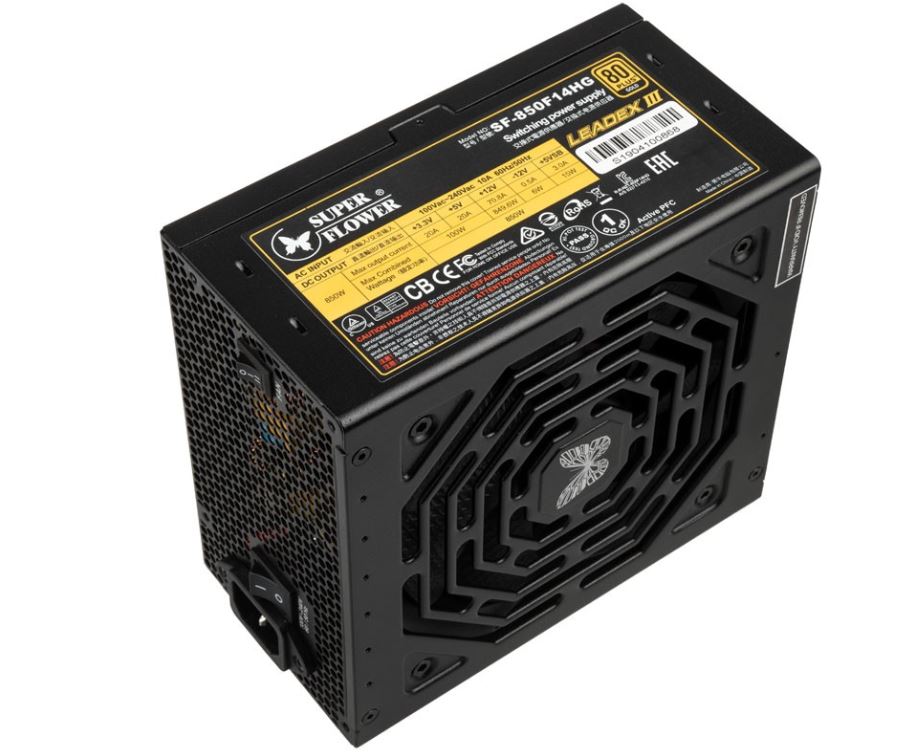 Захраване Super Flower Leadex III 850W 80 Plus Gold