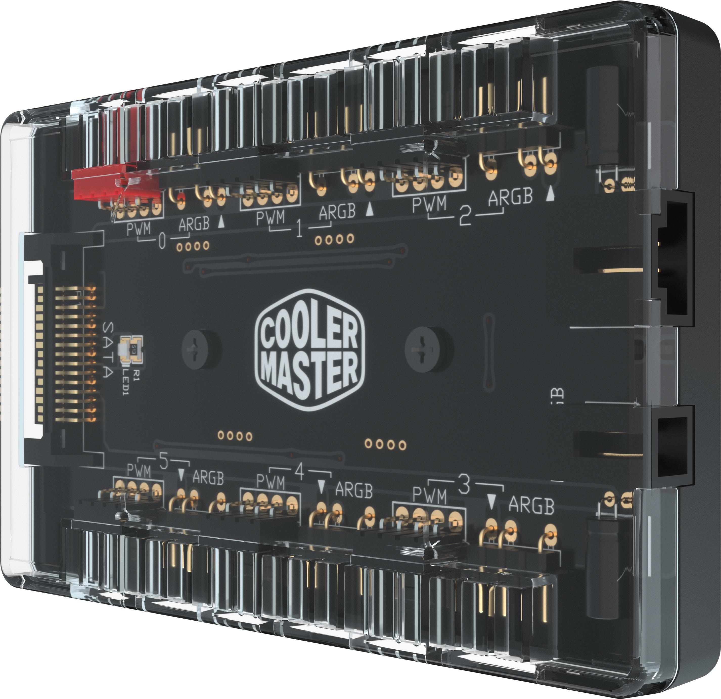 Контролер за вентилатори Cooler Master ARGB & PWM HUB 1 to 6 Port