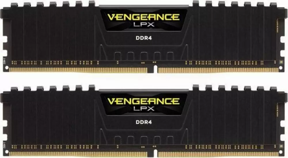 Памет Corsair Vengeance LPX 16GB (2x8GB) 4000 MHz DDR4 CL19 Black - CMK16GX4M2K4000C19