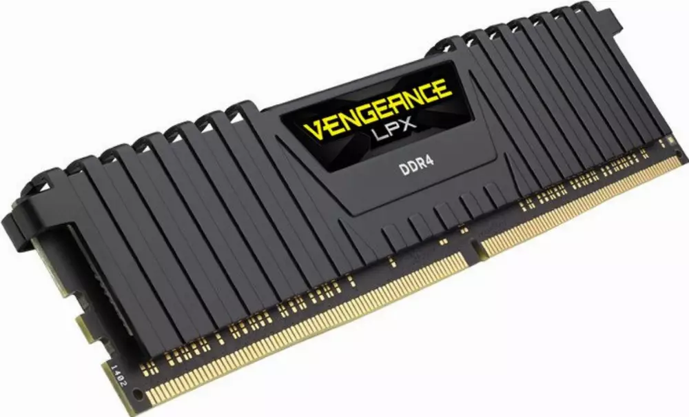 Памет Corsair Vengeance LPX 16GB (2x8GB) 4000 MHz DDR4 CL19 Black - CMK16GX4M2K4000C19
