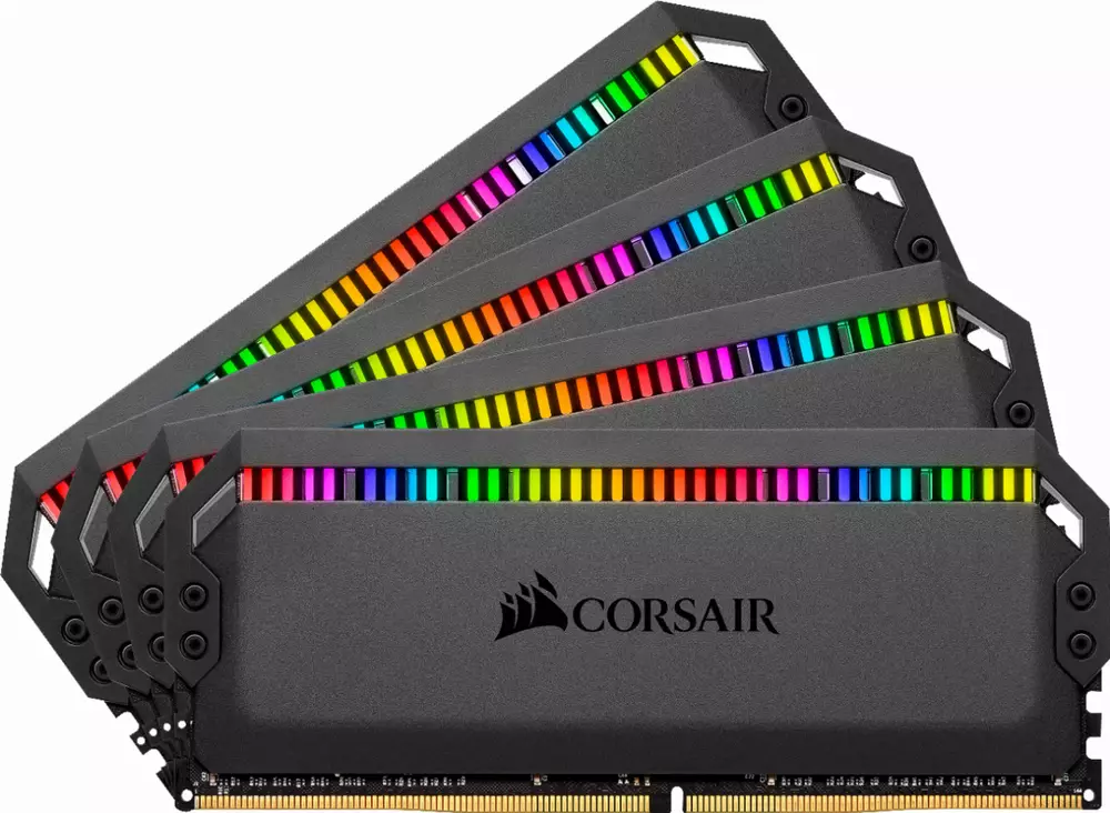 Памети Corsair Dominator Platinum RGB 32GB (4x8GB) 3200MHz DDR4 CL16 - CMT32GX4M4C3200C16