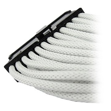 Оплетен кабел Gelid 24pin Power extension cable 30cm individually sleeved UV WHITE