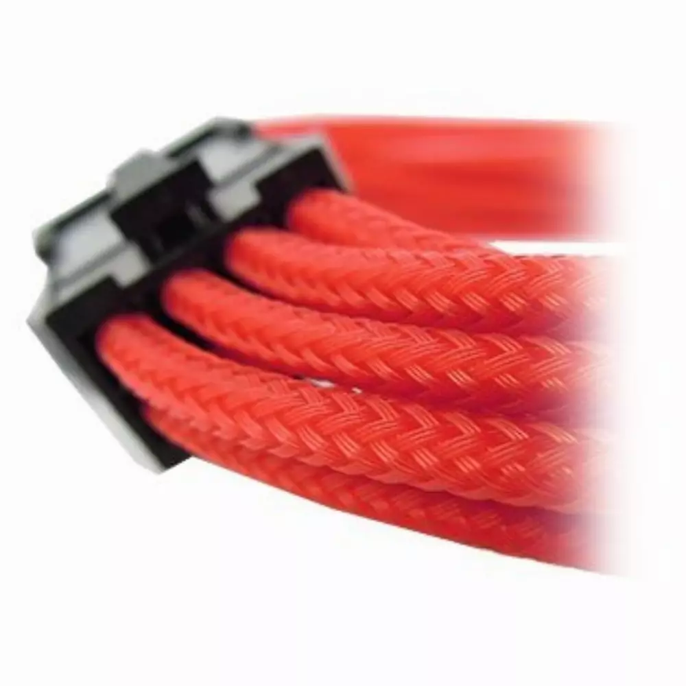 Оплетен кабел Gelid 8pin Power extension cable 30cm individually sleeved RED