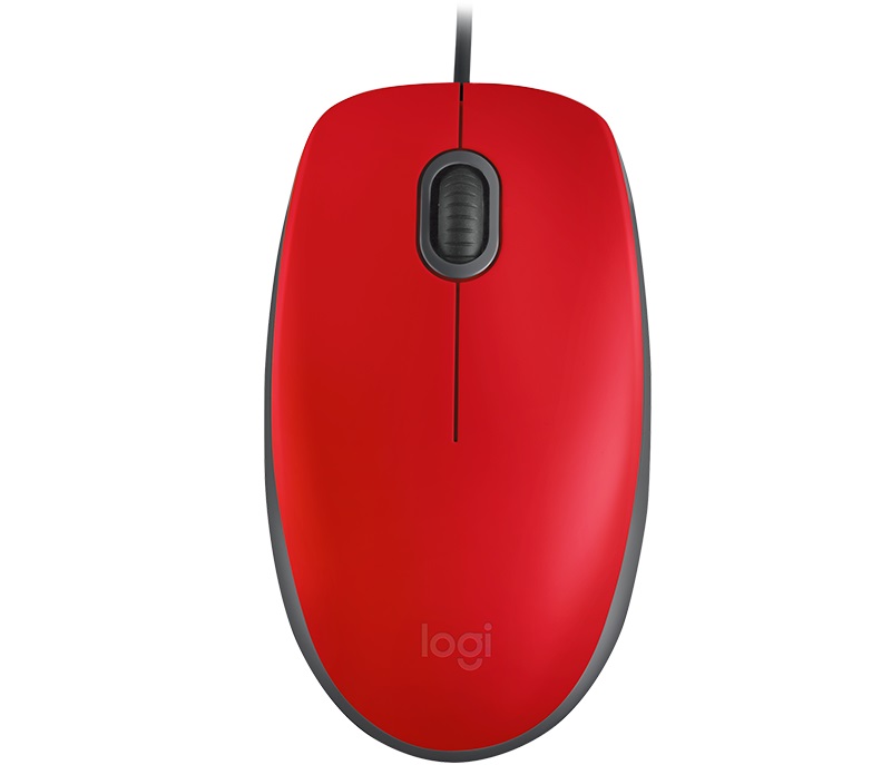 Мишка LOGITECH M110 SILENT Red