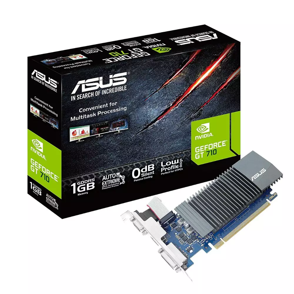 Видео карта ASUS GeForce GT 710 1GB GDDR5