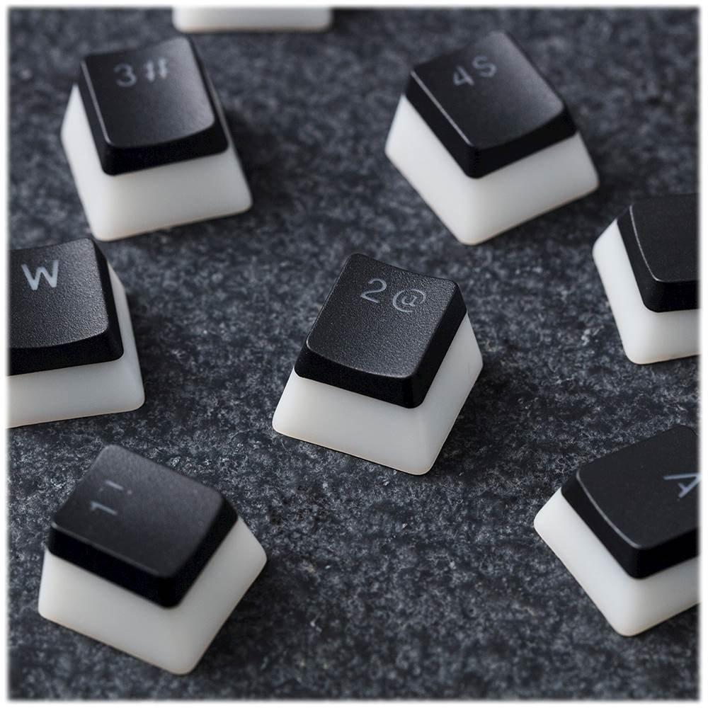 Капачки за механична клавиатура HyperX Pudding Black Double Shot PBT Keycap Set upgrade kit