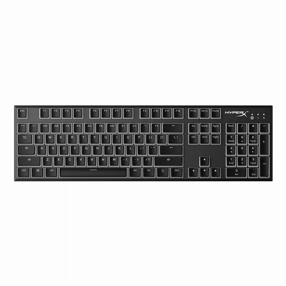 Капачки за механична клавиатура HyperX Pudding Black Double Shot PBT Keycap Set upgrade kit