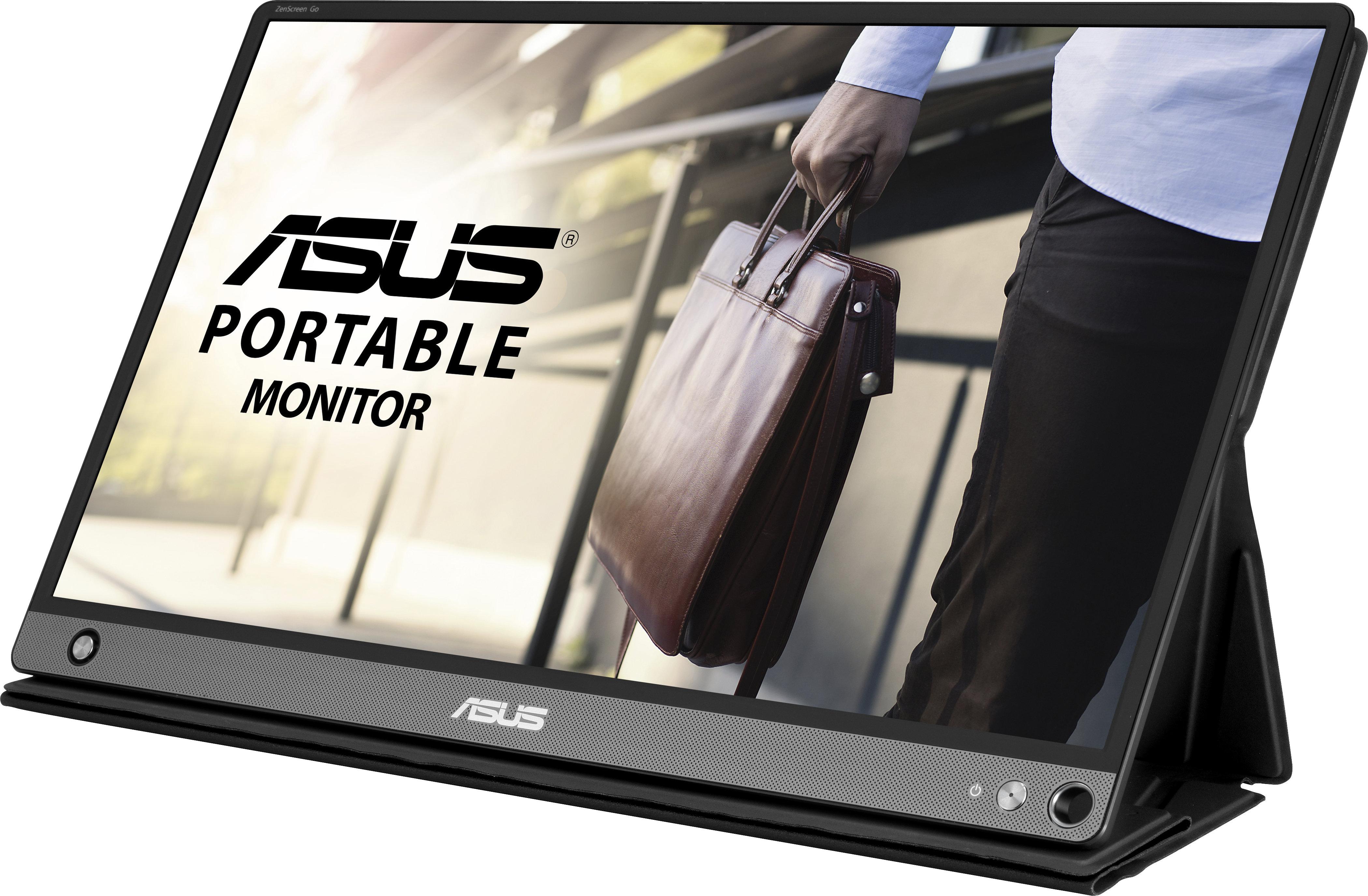 Монитор ASUS 15.6" ZenScreen Go MB16AHP, FullHD (1920x1080), IPS, USB Type-C, Преносим