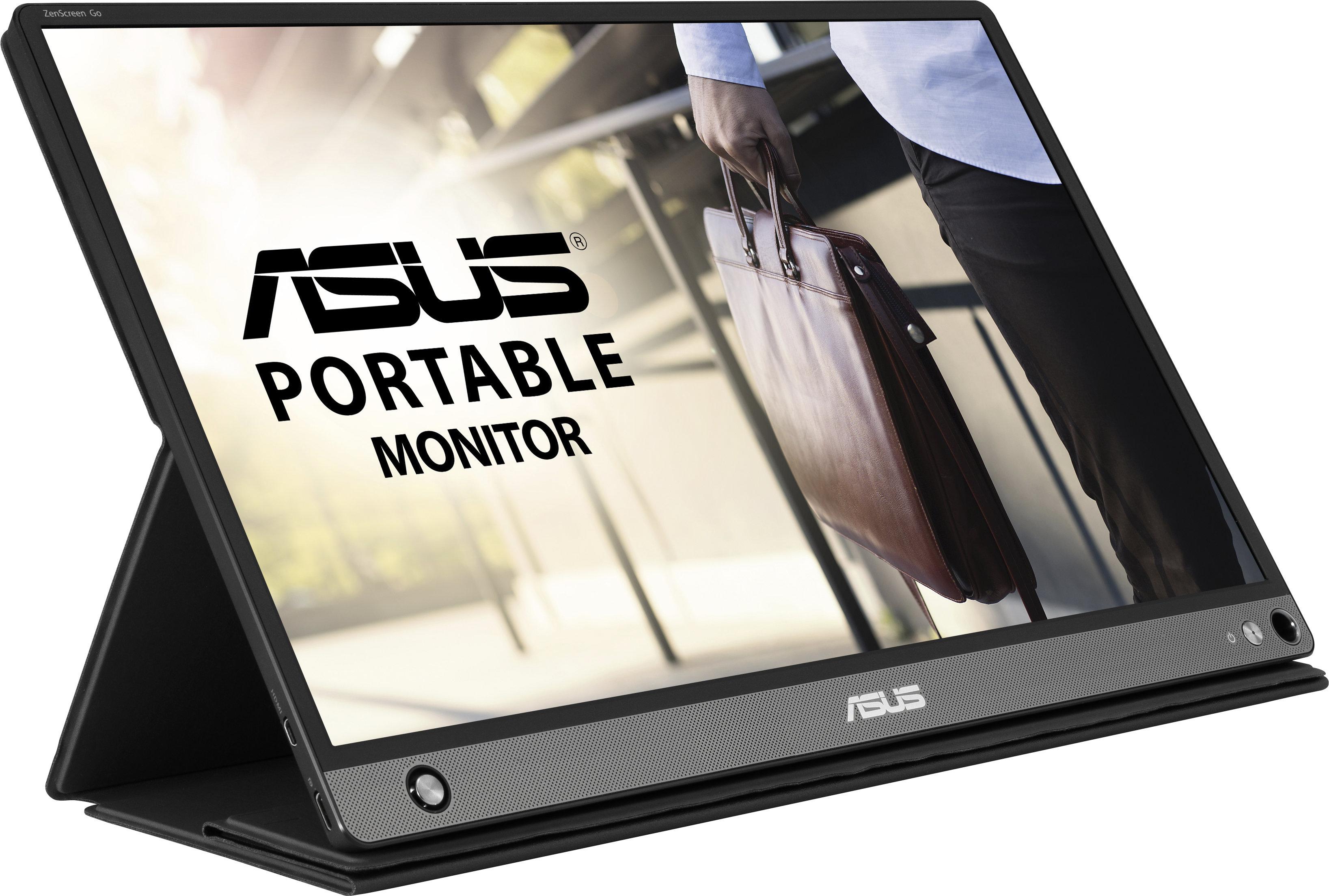 Монитор ASUS 15.6" ZenScreen Go MB16AHP, FullHD (1920x1080), IPS, USB Type-C, Преносим