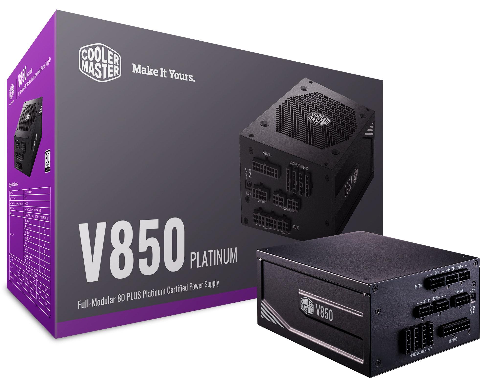 Захранване Cooler Master V Platinum 850W 80+ Platinum PSU