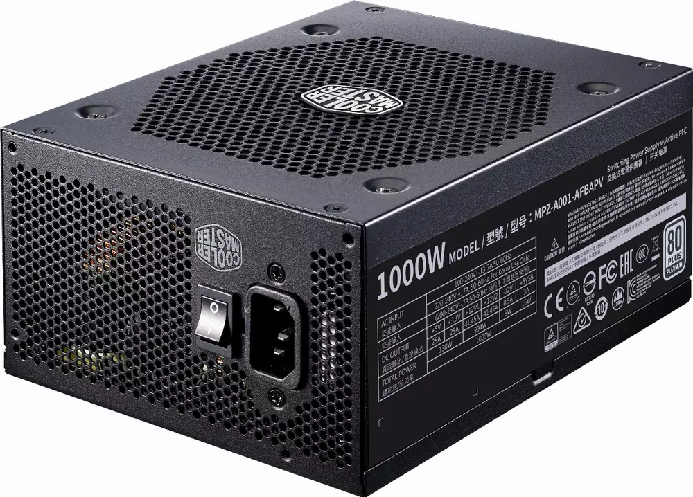 Захранване Cooler Master V Platinum 1000W 80+ Platinum PSU