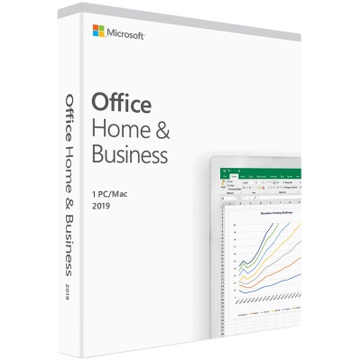 Microsoft Office Home and Business 2019 English EuroZone Medialess P6