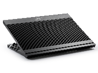 Охладител за лаптоп DeepCool Notebook Cooler N9 17" - aluminium black
