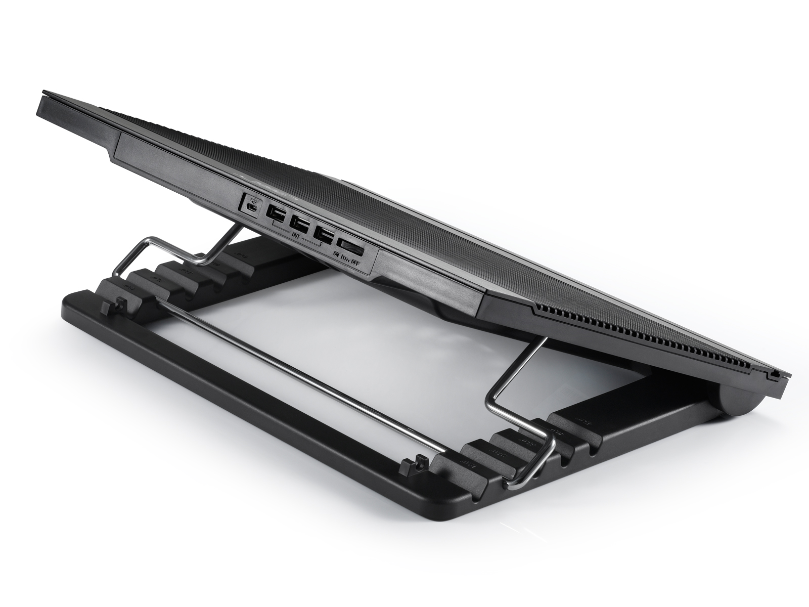 Охладител за лаптоп DeepCool Notebook Cooler N9 17" - aluminium black