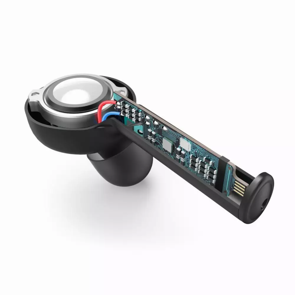 Блутут слушалки-тапи с докинг кутийка Hama Style, True Wireless, Гласов контрол, Черни