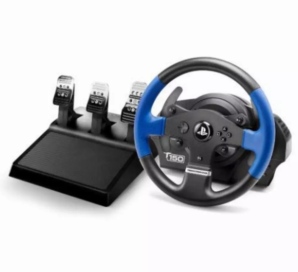 Волан THRUSTMASTER Racing Wheel T150 PRO PS3/PS4/PC, Черен/Син