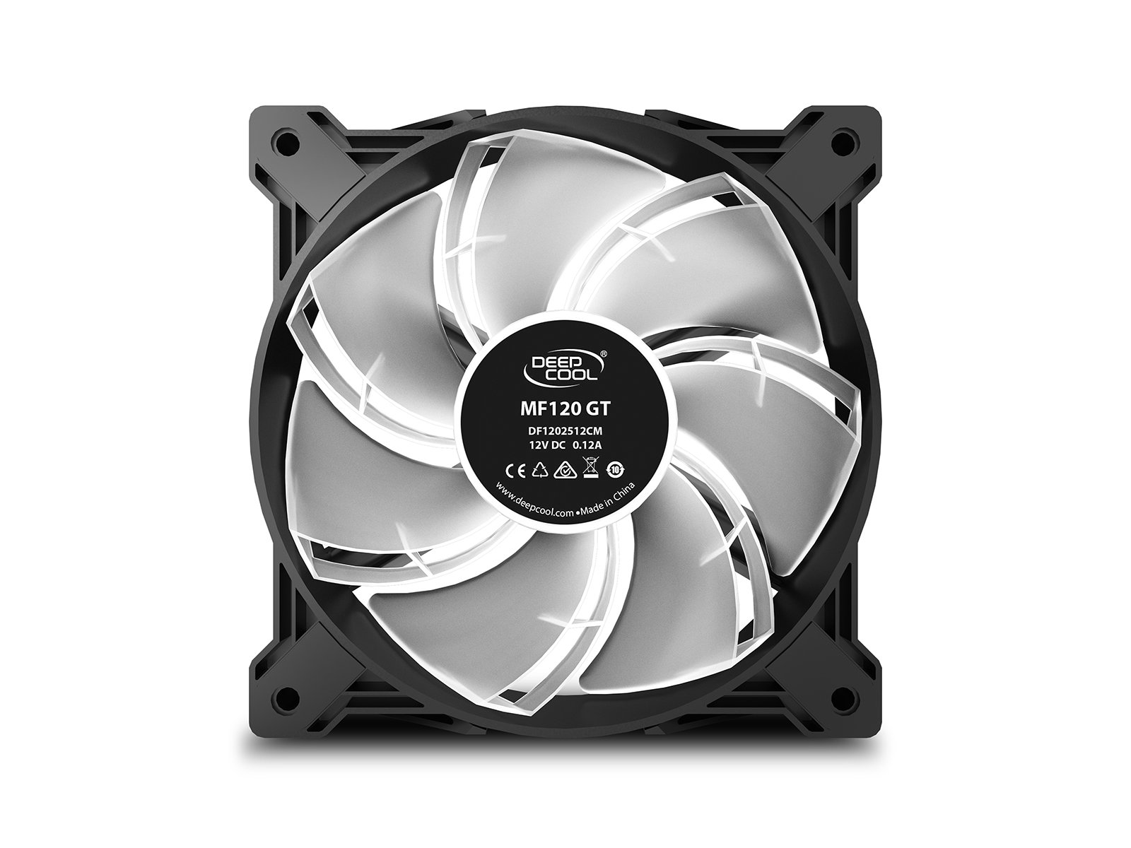 Комплект вентилатори DeepCool MF120 GT Fan Pack 3-in-1, 3x120mm aRGB