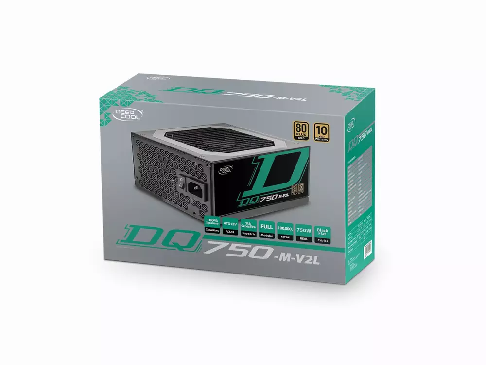 Захранване DeepCool DQ750-M-V2L 750W 80+ Gold Full Modular PSU  