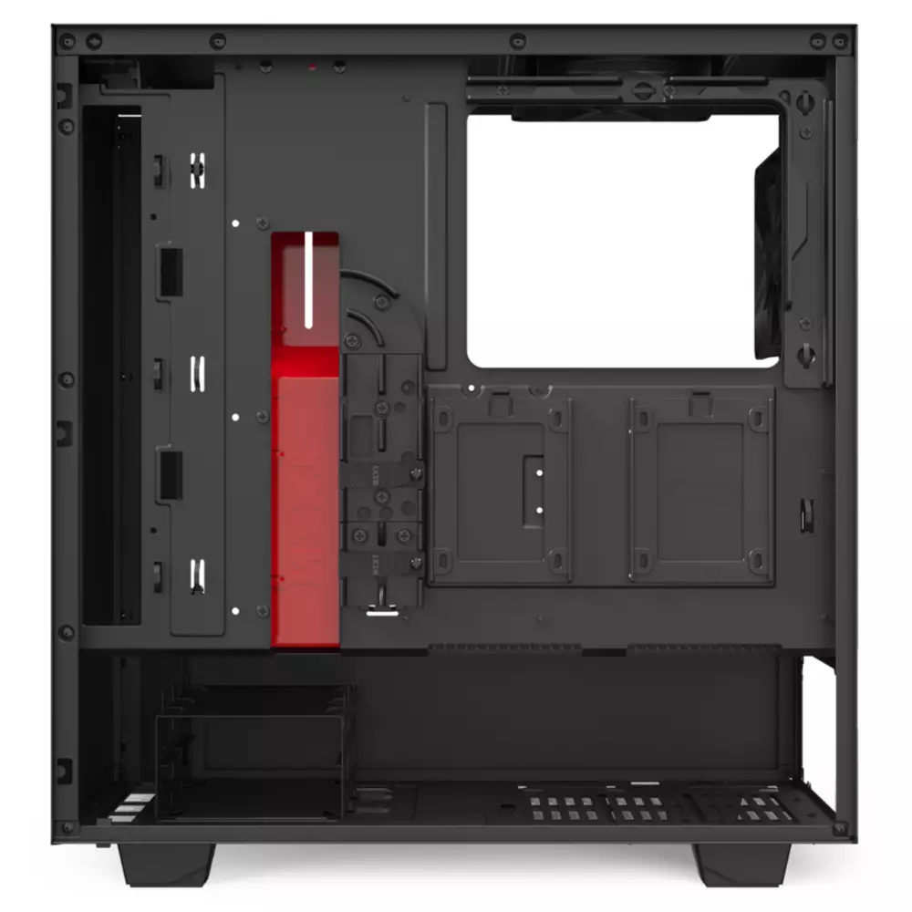 Кутия NZXT H510 Matte Black/Red