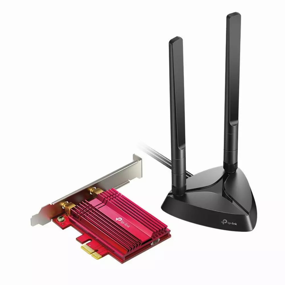 Безжичен адаптер TP-LINK Archer TX3000, AX3000 Wi-Fi 6, PCI-EX, Bluetooth 5.0, две външни антени