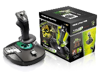 Жичен джойстик,  авиосимулатор Thrustmaster T-16000M  за PC, Черен