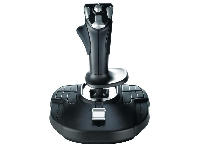 Жичен джойстик,  авиосимулатор Thrustmaster T-16000M  за PC, Черен
