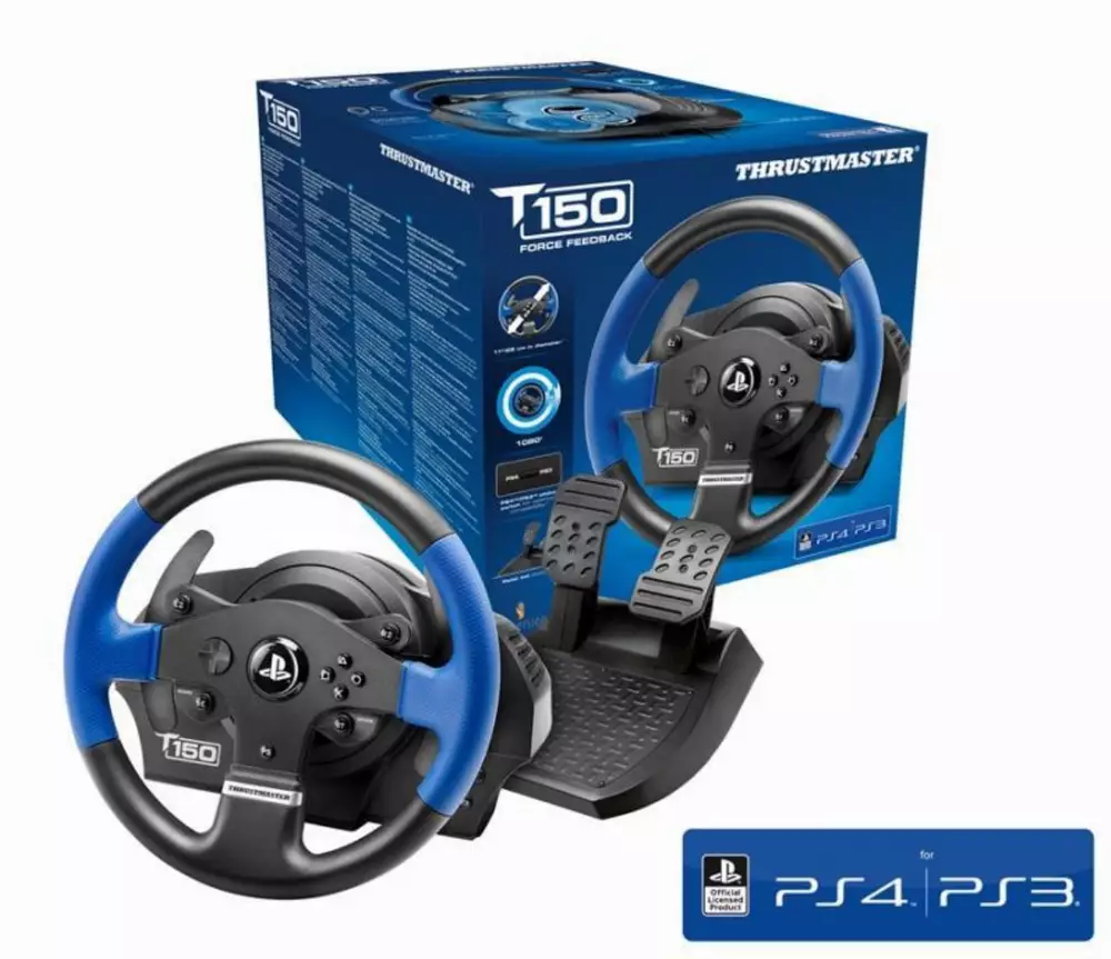 Волан THRUSTMASTER, T150 Force Feedback, за PC / PS3 / PS4