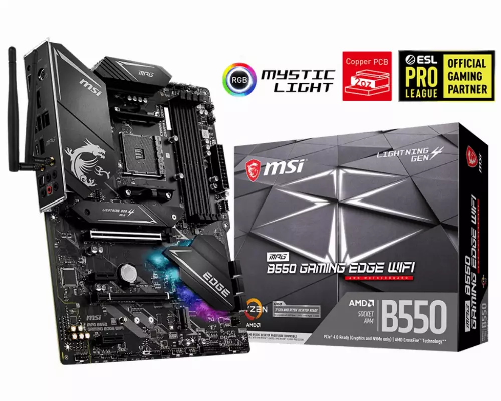 Дънна платка MSI MPG B550 GAMING EDGE WIFI