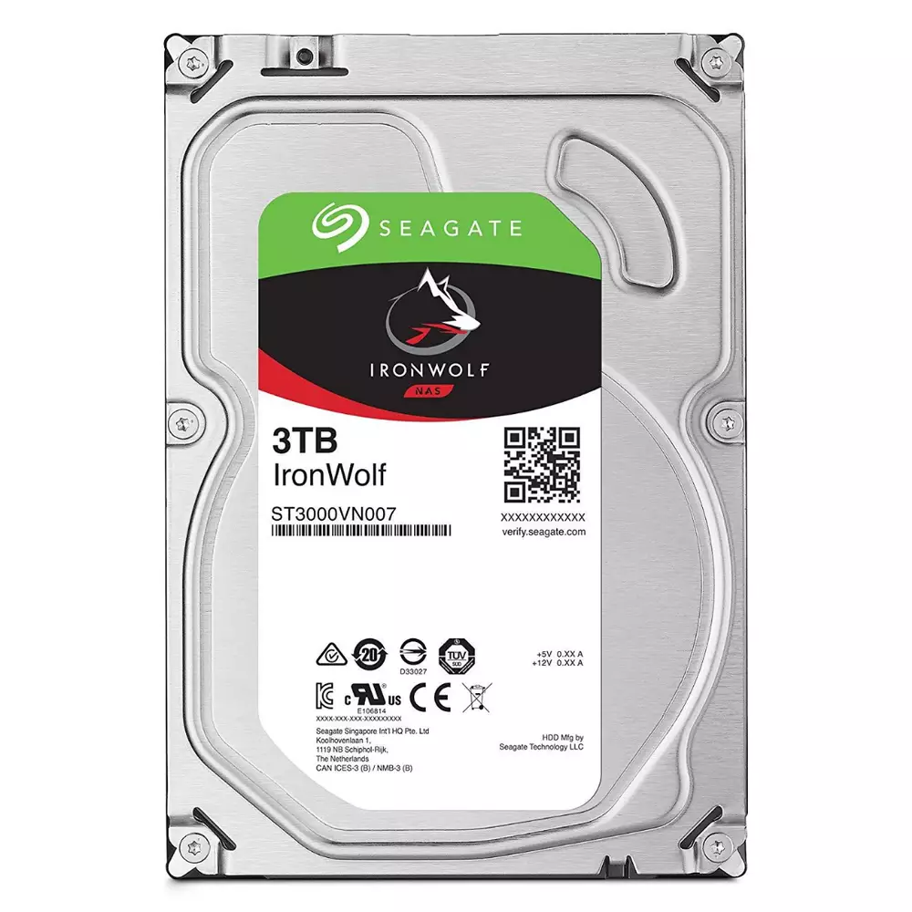 Хард диск SEAGATE IronWolf NAS 3TB 64MB 5900 rpm SATA 6.0Gb/s