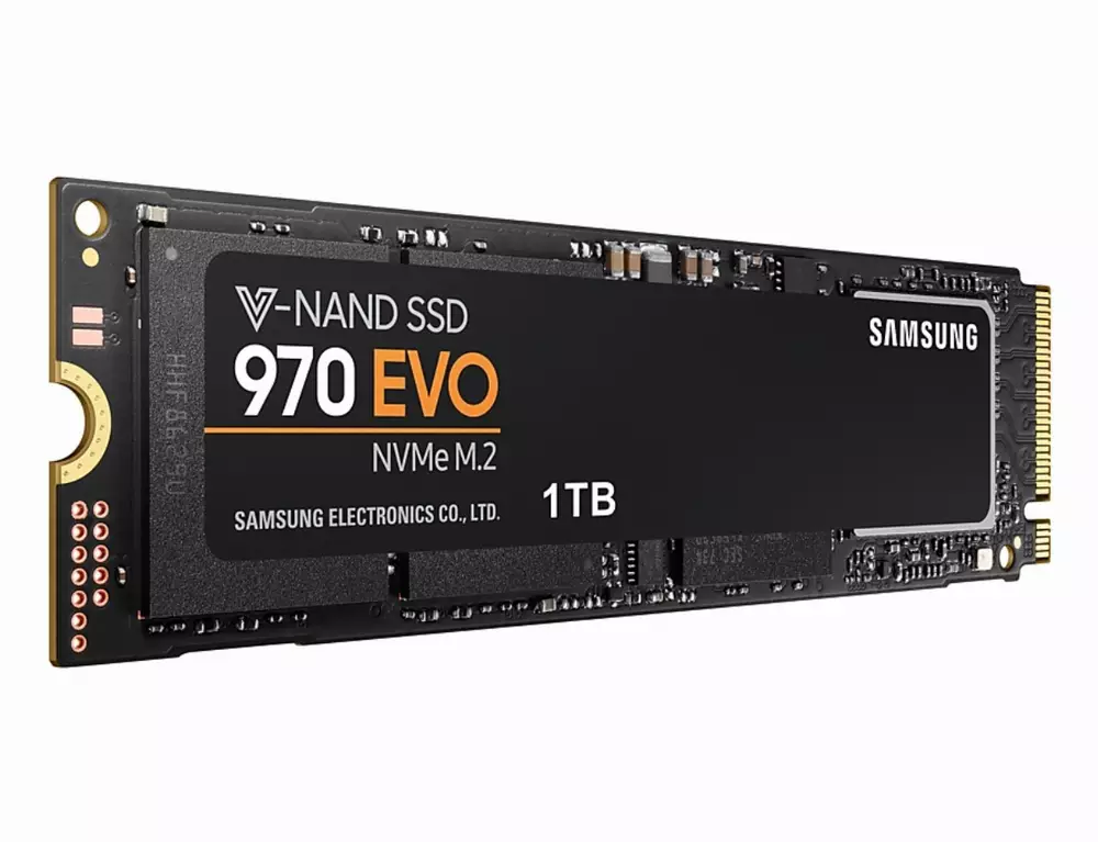 Диск SSD SAMSUNG 970 EVO 1TB M.2 2280 PCIe NVMe Gen 3.0 x4