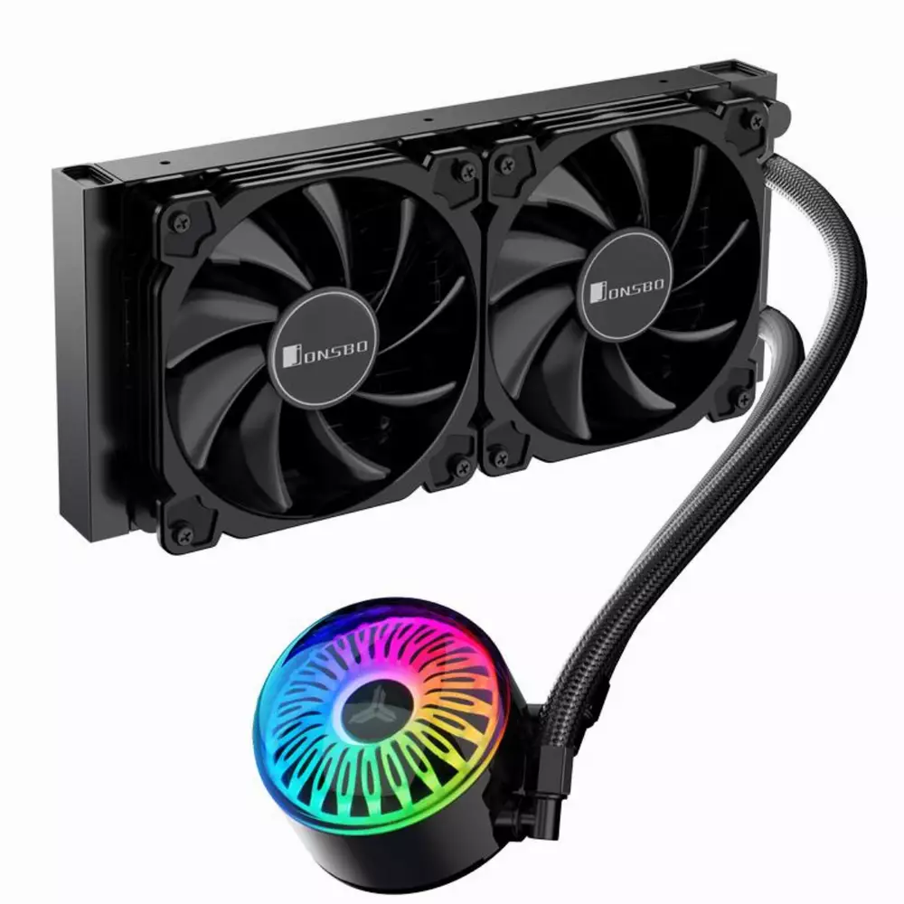 Охладител за процесор Jonsbo Jellyfish 240 ARGB, течно охлаждане, AMD/INTEL