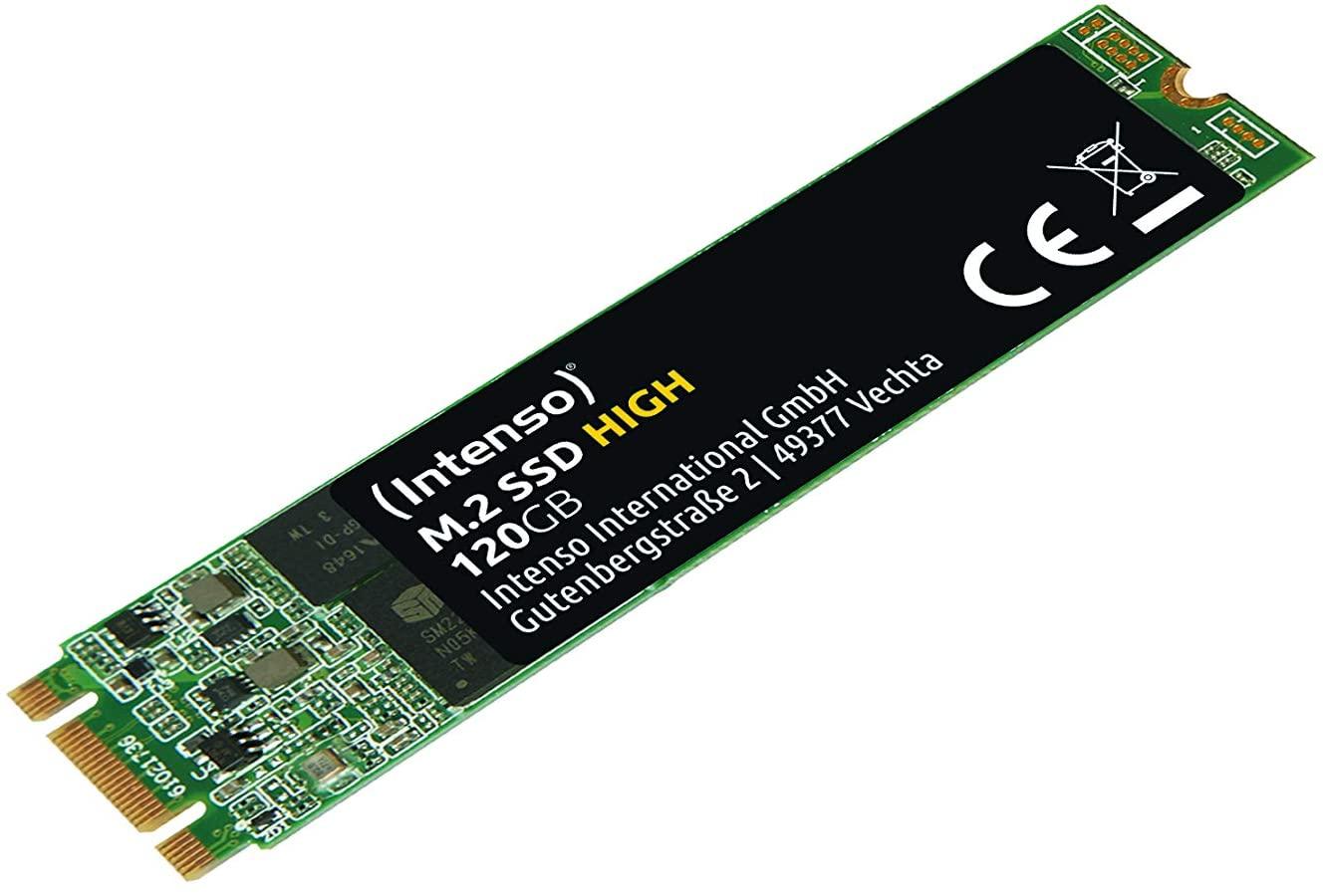 Диск SSD Intenso HIGH 3833430, M.2, 120 GB, SATA3