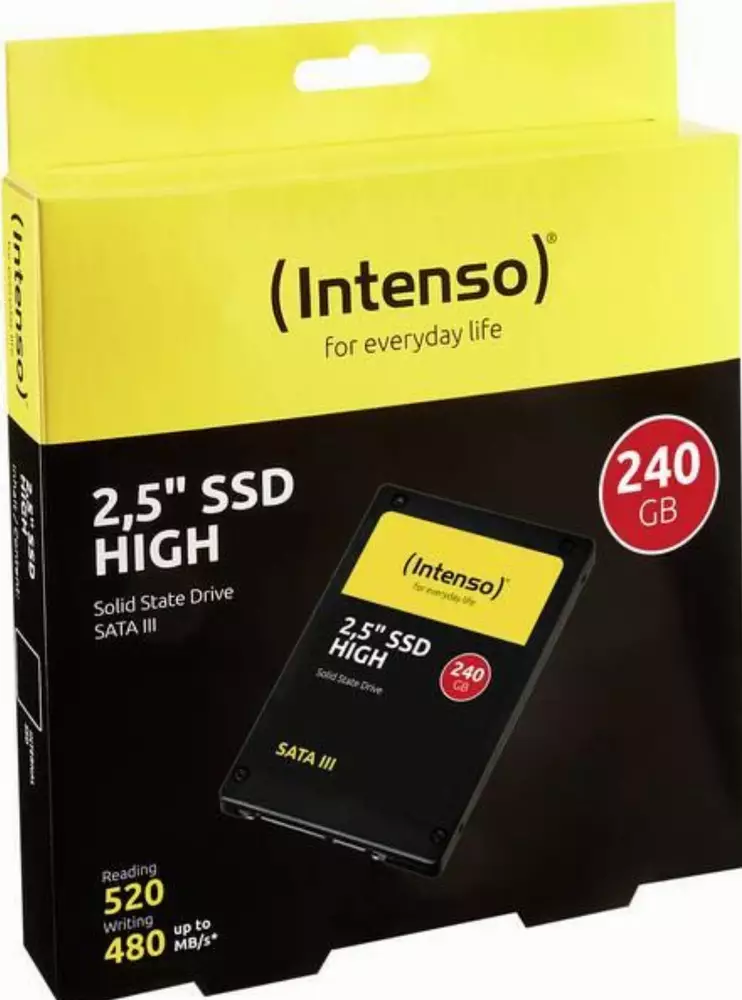Solid State Drive (SSD) Intenso HIGH 3813440, 2.5", 240 GB, SATA3