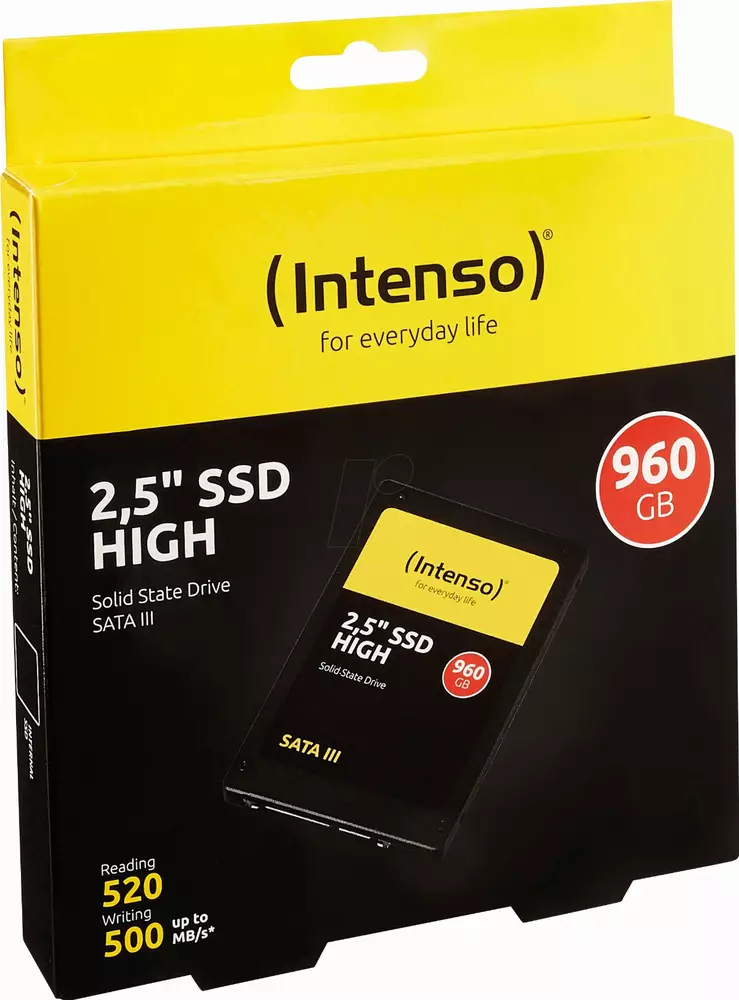 Solid State Drive (SSD) Intenso High Performance, 2.5", 960 GB, SATA3