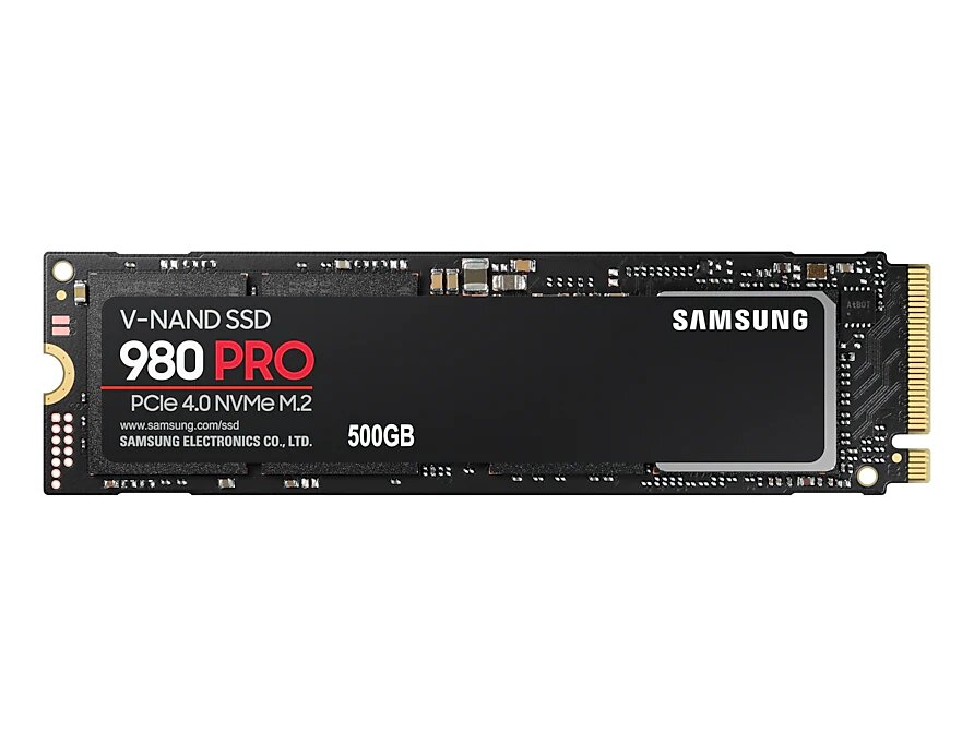 Disco SSD SAMSUNG 980 PRO 500GB M.2 2280 PCIe NVMe Gen 4.0 x4