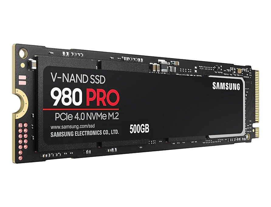 Disco SSD SAMSUNG 980 PRO 500GB M.2 2280 PCIe NVMe Gen 4.0 x4