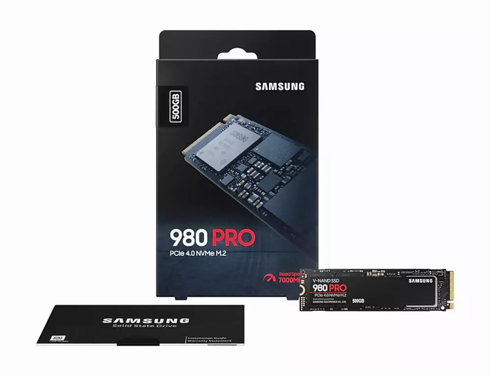 Disco SSD SAMSUNG 980 PRO 500GB M.2 2280 PCIe NVMe Gen 4.0 x4