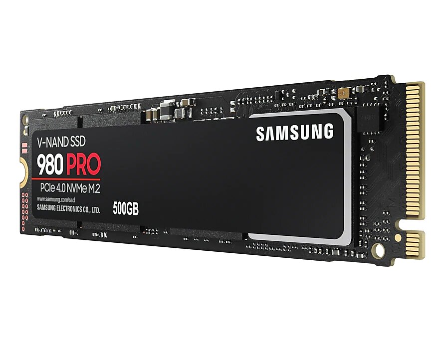 Disco SSD SAMSUNG 980 PRO 500GB M.2 2280 PCIe NVMe Gen 4.0 x4