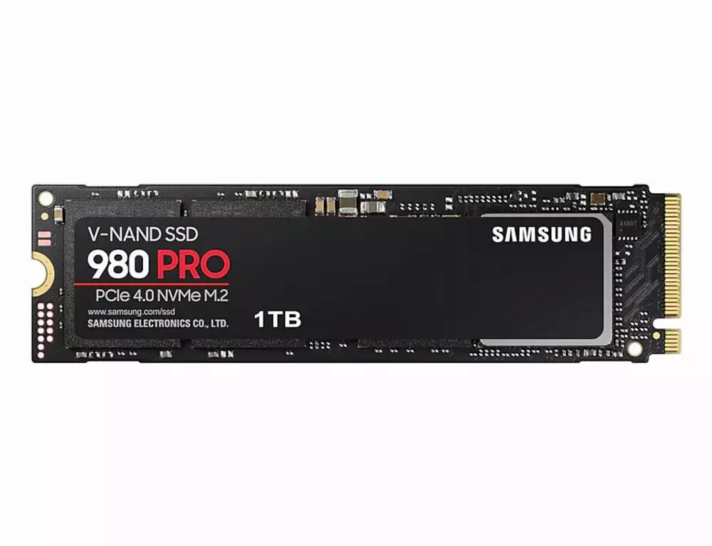 Диск SSD SAMSUNG 980 PRO 1TB M.2 2280 PCIe NVMe Gen 4.0 x4 MZ-V8P1T0BW
