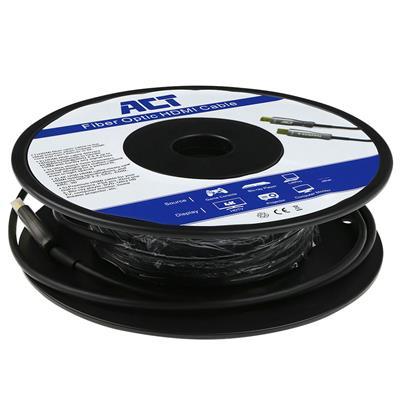 Кабел ACT AK4031, DisplayPort мъжко - DisplayPort мъжко, 15 м, Черен